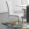 Global Furniture Usa Contemporary Fabric, PU D915 2 White Dining Chairs 2977 - alternate 2